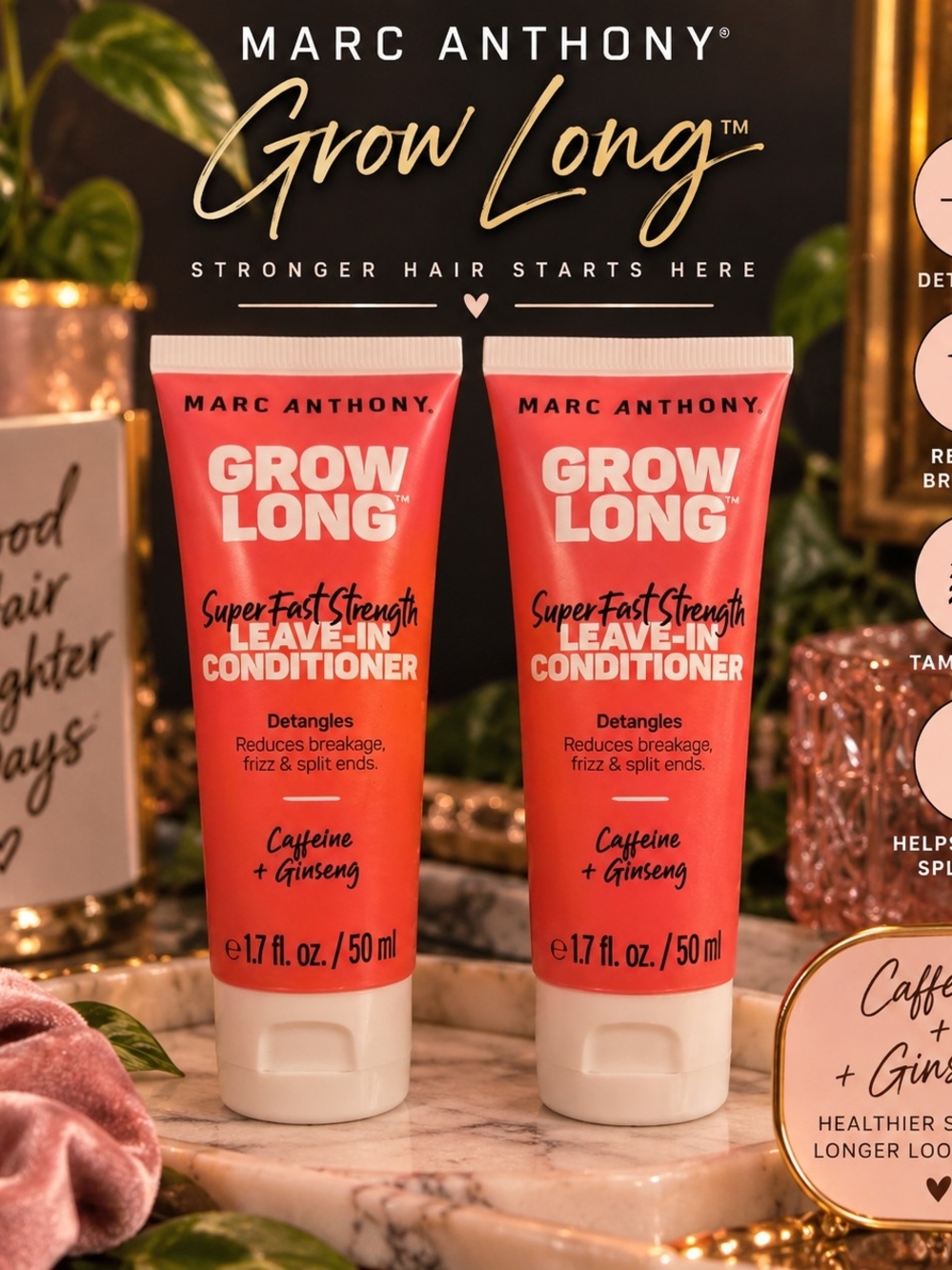 Marc Anthony Grow Long Leave-In Conditioner - 2-Pack!!